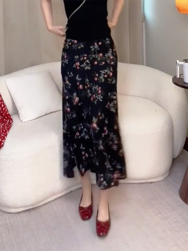 Новая летняя женская юбка миди – обзор и цена Midi Skirt Floral