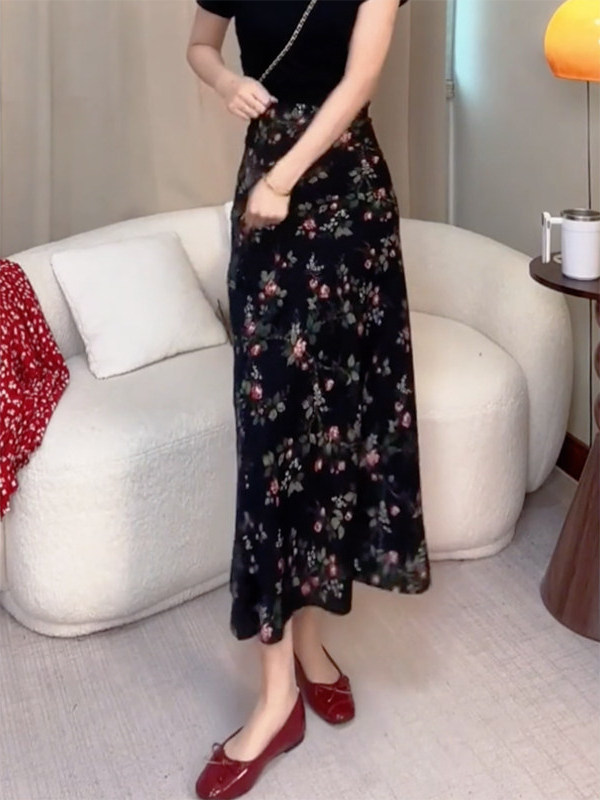 Новая летняя женская юбка миди – обзор и цена Midi Skirt Floral